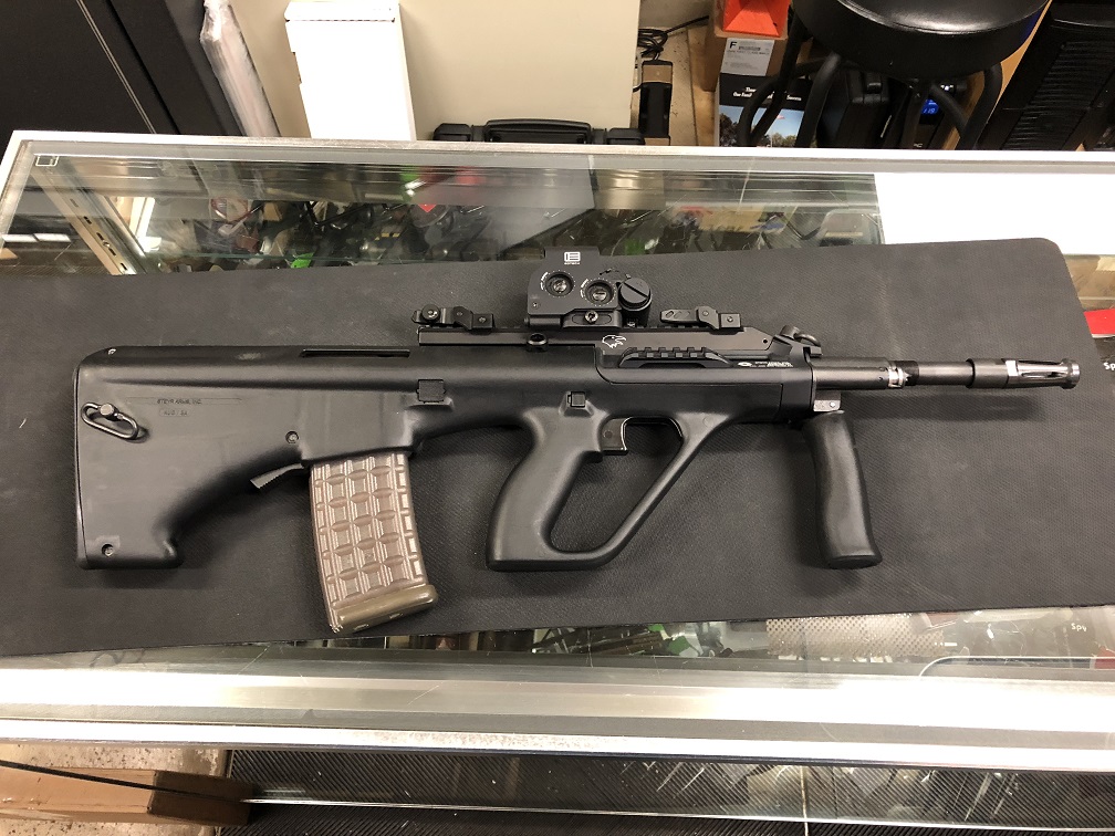 STEYR AUG M1 A3 556N 16" 30RD NATO BLK w/EOTECH USED